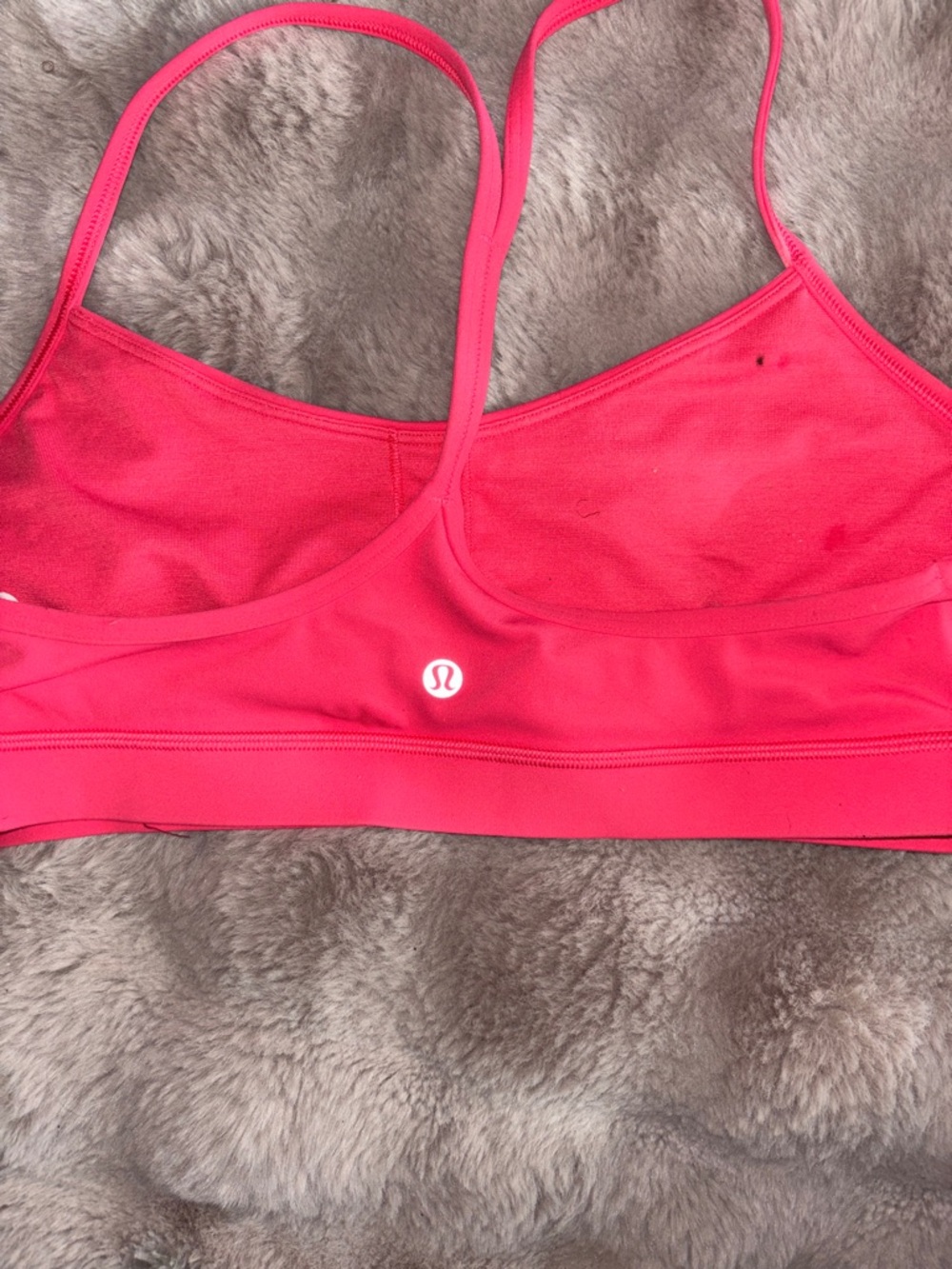 lululemon athletica Hot Pink Strappy Sports Bra Size 12